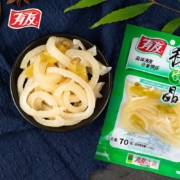 有友 【第二份0元】泡椒凤爪山椒猪皮晶鸡爪重庆小吃特产休闲小零食鸡肉礼包酸辣下酒菜70g 山椒猪皮晶70g
