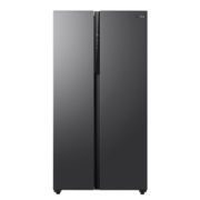 美的(Midea)550升变频一级能效对开双开门大容量存储家用冰箱智能家电风冷无霜BCD-550WKPZM(E）纤薄机身