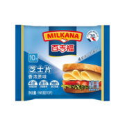 百吉福（MILKANA） 芝士片奶酪 原味 166g/10片装 冷藏 即食 吐司汉堡早餐烘焙原料