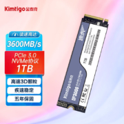 金泰克（kimTigo）1TB SSD固态硬盘 M.2接口(NVMe协议) DP3000 读速高达3600MB/s
