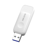 海康威视（HIKVISION）64GB USB3.1U盘星云R32白色 伸缩接口设计 电脑车载投标高速优盘系统盘