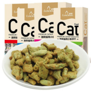 【路斯旗舰店】猫用薄荷小鱼饼干80g*4盒