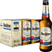 沃斯坦（warsteiner）无醇啤酒330ml*24瓶整箱装 德国原装进口 零度无酒精