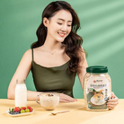 阴山优麦 即食纯燕麦片 1000g罐装