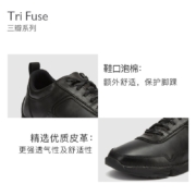 Clarks其乐男士秋季经典三瓣鞋系带户外鞋休闲运动鞋子男Tri Fuse 黑色261628737 42