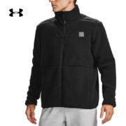安德玛（UNDERARMOUR）秋冬Legacy男子羊羔绒训练运动夹克1357474 黑色001 L