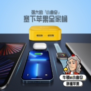 Aohi 充电器苹果40W双口PD快充头AC墙插适用苹果14iPhone13/12ProMax/mini/11/XS手机iPad 黑色
