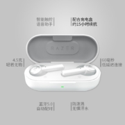雷蛇（Razer） 无线蓝牙耳机 战锤狂鲨BT 游戏耳塞 真无线 黑色（入耳式 音乐运动 长续航） 真无线 水银（立体声 蓝牙5.2 15小时续航）