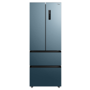 美的(Midea)果润精储432升变频一级能效法式多门四开门家用冰箱智能家电风冷BCD-432WFPZM(E)全域温湿精控