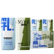 25日0点！SO YOC 颂优乳 低糖0乳 原味+松子豆乳 200ml*6瓶