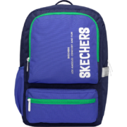 Skechers斯凯奇儿童书包小学生男女生双肩包2022新款初中生减负超轻背包大容量L121K086 普蓝/000M-高410