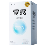 Plus会员，Jissbon 杰士邦 Zero 零感超薄避孕套24只+超薄尊享五合一32只 赠玻尿酸款2只