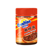 阿华田(Ovaltine) 酷脆酱 早餐面包涂抹酱可可巧克力酱 奶茶烘焙甜点营养早餐 榛子可可调味酱200g