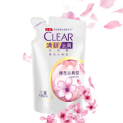 清扬（CLEAR）洗发露 净爽去屑樱花持久留香 200g*4【共4袋】(新老包装随机发货)