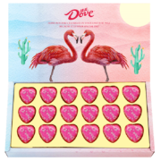PLUS会员：Dove 德芙 丝滑牛奶巧克力礼盒装 火烈鸟礼盒5.3g*18颗