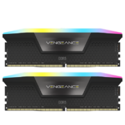 美商海盗船（USCORSAIR） 32GB(16G×2)套装 DDR5 5600 台式机内存条 复仇者RGB灯条 黑色