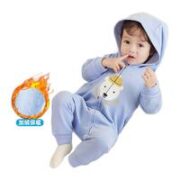Carter's 孩特 婴儿卡通加绒爬服