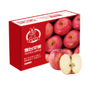 烟台红富士苹果12个 净重2.6kg以上 单果190-240g *3件