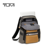 途明（TUMI）Alpha Bravo系列弹道尼龙男士商务通勤撞色双肩包0232793GBR 金棕色