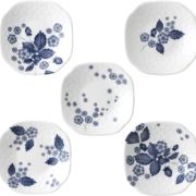Wedgwood 玮致活 靛蓝草莓系列 骨瓷小餐盘5件套 40000812