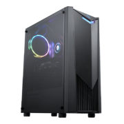 雷神(ThundeRobot)GeekBox 设计师游戏台式电脑电竞主机(12代i5-12400 16G GTX1660Ti 512GSSD 三年上门)