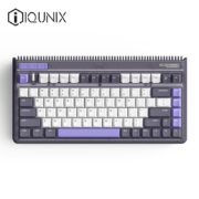 IQUNIX OG80薄藤 机械键盘 三模热插拔客制化键盘 无线蓝牙游戏键盘 83键电脑键盘 TTC金粉轴无光版