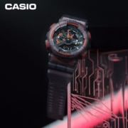 卡西欧（CASIO）手表 G-SHOCK 透明色彩系列  防震自动LED照明运动男士手表 GA-110LS-1A