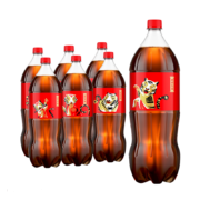 可口可乐 Coca-Cola 汽水 碳酸饮料 2L*6瓶 整箱装 可口可乐出品 新老包装随机发货