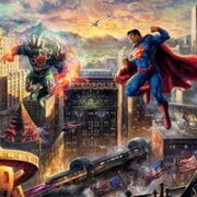 Ceaco Thomas Kinkade DC漫画系列 超人拼图 1000片