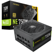 安钛克 Antec NE750金牌全模组/7年换新/全日系电解电容/寿命更持久/支持风扇启停/双8pin电脑主机电源750W