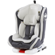 innokids 汽车儿童安全座椅0-4-12岁 宝宝婴儿座椅 360度旋转可躺 isofix硬接口 魔力灰