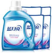 蓝月亮 深层洁净护理洗衣液套装:2kg瓶装+500g袋装*4 补充装 薰衣草香 强效去污 省水省电易漂洗
