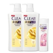 88VIP：CLEAR 清扬 去屑洗发水500g*2+100g（赠 洗发水樱花沁爽型200ml）