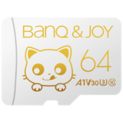 京东特价App：BanQ JOY Card 金卡 64GB micro-SD存储卡（V30、U3、A1）