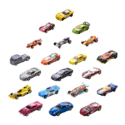 风火轮(HOT WHEELS) 男孩儿童玩具赛车模型套装-火辣交通系列二十辆装（混装随机发货）H7045