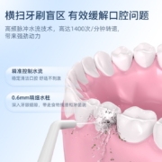 博皓（prooral） 冲牙器/洗牙器/水牙线/洁牙器便携式家用洁牙神器充电式口腔清洗器5025 晶莹透（3只喷嘴）