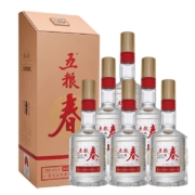 五粮春 第二代 浓香型白酒 52度 500ml*6瓶 整箱装（五粮液股份）