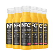 农夫山泉 果汁100%NFC纯果汁鲜果榨取饮料300ml*6/12/24瓶装 橙汁300ml*6瓶