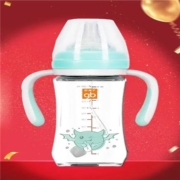 有券的上、京喜APP：gb好孩子 婴儿宽口径玻璃奶瓶 260mL*2件