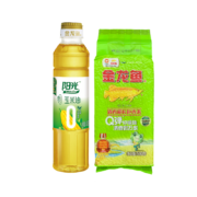 京东特价app: 金龙鱼精选米油组合 零反葵花籽油400ml +东北大米500g