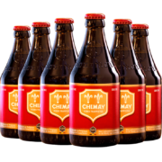 智美（Chimay）红帽啤酒 组合装 330ml*6瓶 修道士精酿 比利时进口