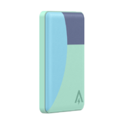 Anker安克冰淇淋系列 Magsafe磁吸无线充电宝5000毫安时PD快充超轻薄移动电源iPhone苹果12/max/pro/11薄荷绿