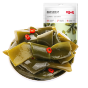 百草味 海带结200g 海味零食海带丝开袋即食特产小吃独立小包装 MJ 酸辣味
