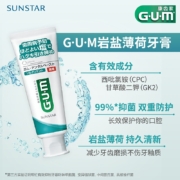 GUM康齿家 日本进口牙膏 口腔护理保护牙齿健康 强健牙龈 岩盐薄荷 150g