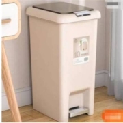 聚划算百亿补贴：洁仕宝 手按脚踩双开盖垃圾桶 6.5L
