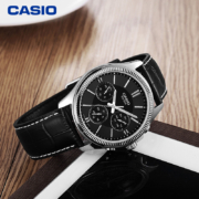 卡西欧（CASIO）手表 大众指针系列 石英男表 MTP-1375L-1AVDF