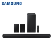三星 (SAMSUNG) Q950A回音壁 电视音响11.1.4杜比全景声无线环绕低音炮蓝牙家庭影院 黑色