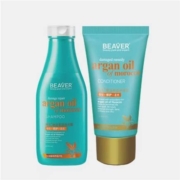 天猫U先、限地区：博柔  摩洛哥柔顺修护洗护组合 洗发水60ml+护发乳40ml