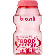 bianli 创意塑料水杯男女儿童学生礼物便携随手网红ins风正能量杯子耐高温防漏480ML 粉色（正能量熊猫）