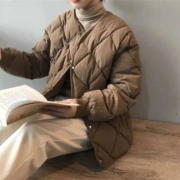 HEILAN HOME 海澜优选 海澜旗下品牌 菱形格外套 棉服外套